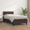 Box spring postel s matrací 90x190 cm umělá kůže [3141096]