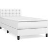 Box spring postel s matrací 90x190 cm umělá kůže [3141096]