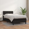 Box spring postel s matrací 90x190 cm umělá kůže [3141096]
