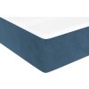 Box spring postel s matrací 90x190 cm samet [3144305] (Barva Černá)