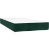 Box spring postel s matrací 100x200 cm samet [3141528] (Barva Tmavě šedá)