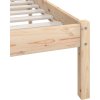 Rám postele masivní borovice 90 x 200 cm [810132] (Barva Přírodní)