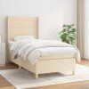 Box spring postel s matrací 80 x 200 cm textil [3132027] (Barva Černá)