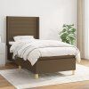 Box spring postel s matrací 80 x 200 cm textil [3132027] (Barva Černá)