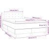 Box spring postel s matrací 120 x 200 cm samet [3141537] (Barva Tmavě moddrá)