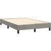 Box spring postel s matrací 120 x 200 cm samet [3141537] (Barva Tmavě moddrá)