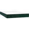 Box spring postel s matrací 120 x 200 cm samet [3141537] (Barva Tmavě moddrá)