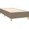 Box spring postel s matrací a LED 90x190 cm textil [3135641] (Barva Taupe)
