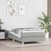 Box spring postel s matrací 80 x 200 cm textil [3144129] (Barva Černá)
