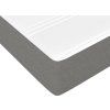 Box spring postel s matrací 80 x 200 cm textil [3144129] (Barva Černá)
