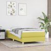 Box spring postel s matrací 80 x 200 cm textil [3144129] (Barva Černá)