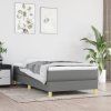 Box spring postel s matrací 80 x 200 cm textil [3144129] (Barva Černá)