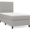 Box spring postel s matrací 90x200 cm textil [3141909] (Barva Taupe)