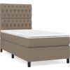 Box spring postel s matrací 90x200 cm textil [3141989] (Barva Taupe)