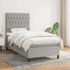 Box spring postel s matrací 90x200 cm textil [3141989] (Barva Taupe)