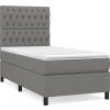 Box spring postel s matrací 90x200 cm textil [3141989] (Barva Taupe)