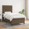 Box spring postel s matrací 90x200 cm textil [3141989] (Barva Taupe)