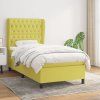 Box spring postel s matrací 90x200 cm textil [3128174] (Barva Tmavě šedá)