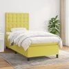 Box spring postel s matrací 80x200 cm textil [3142050] (Barva Tmavě šedá)