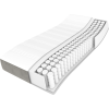 Box spring postel s matrací 120 x 200 cm samet [3144321] (Barva Světle šedá)