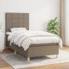 Box spring postel s matrací 80x200 cm textil [3142291] (Barva Černá)