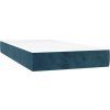 Box spring postel s matrací 90x200 cm samet [3141523] (Barva Černá)