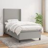 Box spring postel s matrací 80 x 200 cm textil [3131227] (Barva Černá)