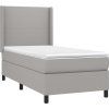 Box spring postel s matrací 80 x 200 cm textil [3131227] (Barva Černá)