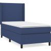 Box spring postel s matrací 80 x 200 cm textil [3131227] (Barva Černá)