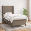 Box spring postel s matrací 80 x 200 cm textil [3131227] (Barva Černá)