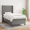 Box spring postel s matrací 80 x 200 cm textil [3131227] (Barva Černá)