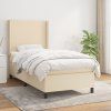 Box spring postel s matrací 80 x 200 cm textil [3131227] (Barva Černá)
