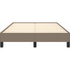 Rám postele bez matrace 120 x 200 cm textil [346708] (Barva Taupe)