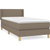 Box spring postel s matrací 80 x 200 cm textil [3130069] (Barva Taupe)
