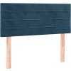 Box spring postel s matrací 90x190 cm samet [3130992] (Barva Tmavě šedá)