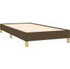 Rám postele bez matrace 100x200 cm textil [346797] (Barva Tmavě hnědá)