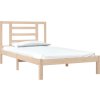Rám postele masivní borovice 90 x 200 cm [3104337] (Barva Černá)
