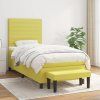 Box spring postel s matrací 80 x 200 cm textil [3136630] (Barva Tmavě šedá)
