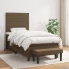 Box spring postel s matrací 80 x 200 cm textil [3136630] (Barva Tmavě šedá)