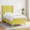 Box spring postel s matrací 90x190 cm textil [3128645] (Barva Světle šedá)