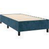 Box spring postel s matrací 90x200 cm samet [3144658] (Barva Tmavě šedá)
