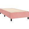 Box spring postel s matrací 90x200 cm samet [3144658] (Barva Tmavě šedá)