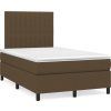 Box spring postel s matrací 120x200 cm textil [3141921] (Barva Světle šedá)