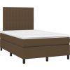 Box spring postel s matrací 120x200 cm textil [3141921] (Barva Světle šedá)