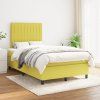 Box spring postel s matrací 120x200 cm textil [3141921] (Barva Světle šedá)