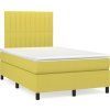 Box spring postel s matrací 120x200 cm textil [3141921] (Barva Světle šedá)