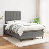 Box spring postel s matrací 120x200 cm textil [3141921] (Barva Světle šedá)