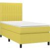 Box spring postel s matrací 80 x 200 cm textil [3141891] (Barva Černá)