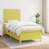 Box spring postel s matrací 100 x 200 cm textil [3142478] (Barva Krémová)
