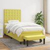 Box spring postel s matrací 90x200 cm textil [3136886] (Barva Tmavě šedá)